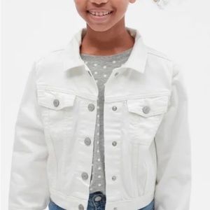 Gap girls xl white denim jacket